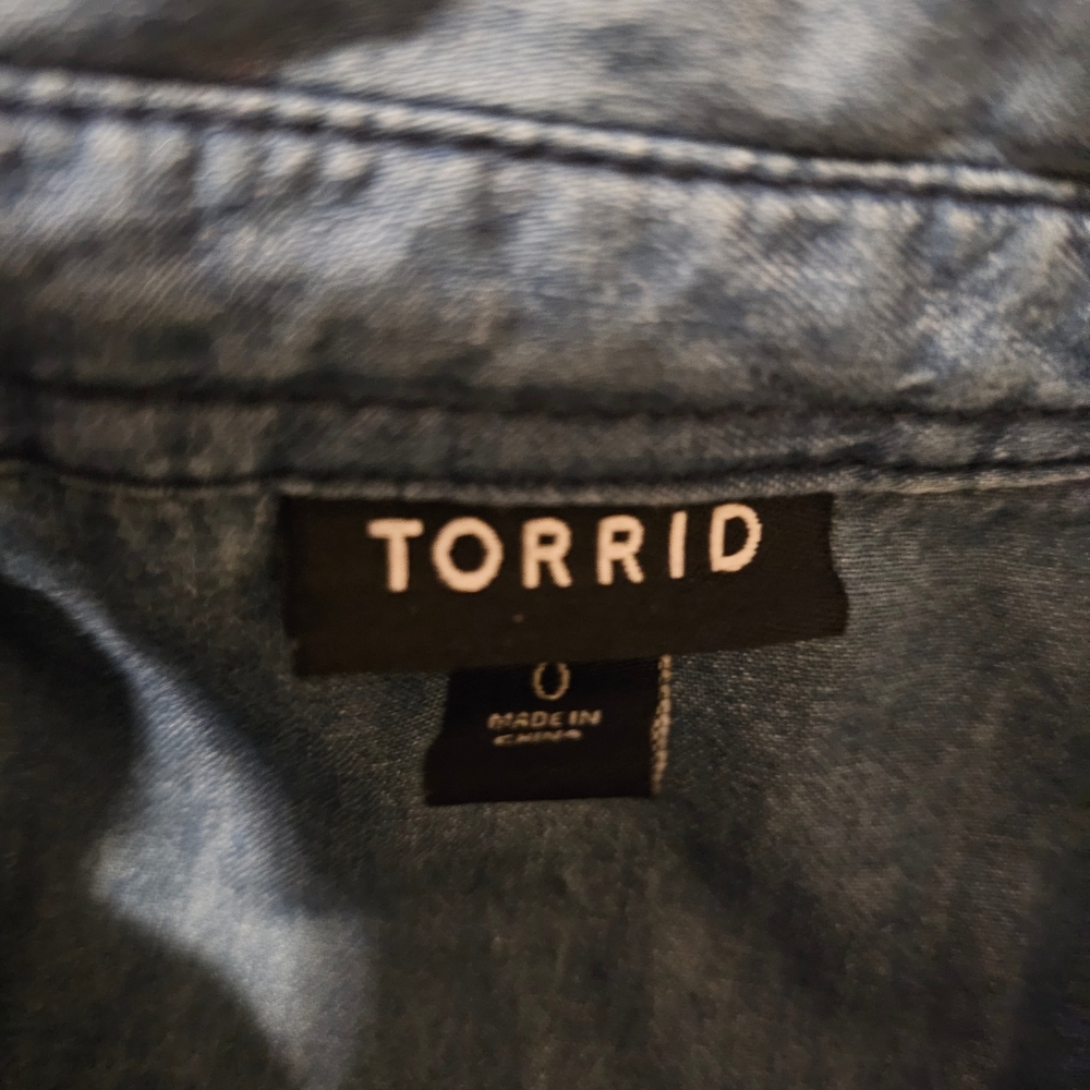 Torrid Chambray shirt